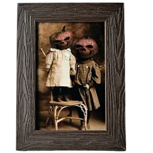 Halloween Vintage Look Pumpkin Kids Edgy Gothic Fall October Autumn Creepie Fun